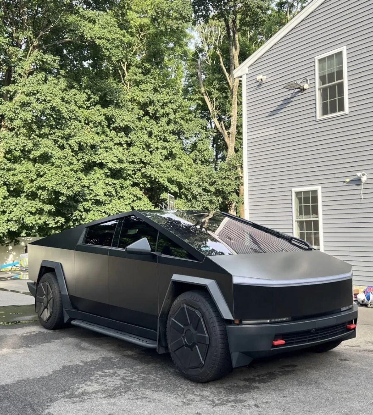 Tesla Cybertruck after detailing
