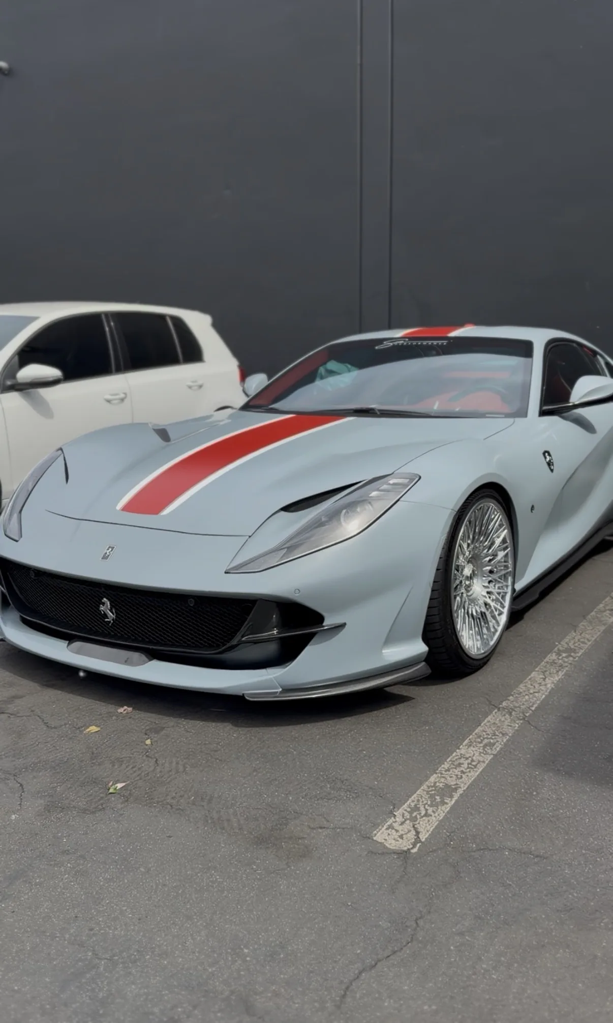 Ferrari after exterior detailing
